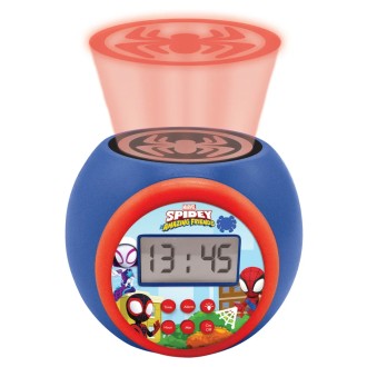 Budík s projektorem Spidey a jeho úžasní přátelé