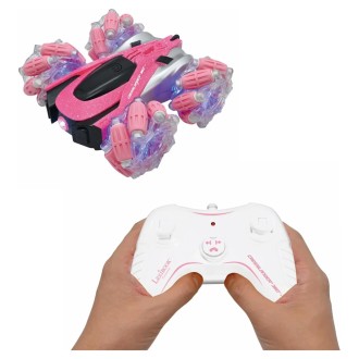 Růžové kaskadérské auto Crosslander 360°+