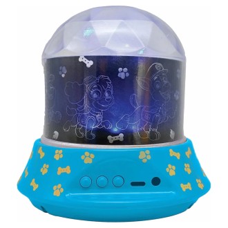 Noční světelný projektor s reproduktorem Tlapková patrola