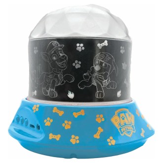 Noční světelný projektor s reproduktorem Tlapková patrola