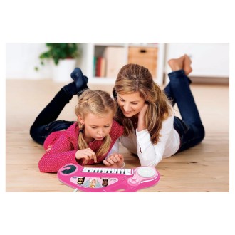 Elektronické klávesy s mikrofonem Barbie - 22 kláves
