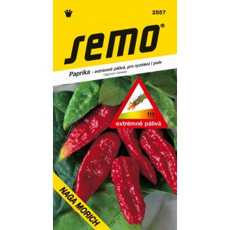 Paprika zel. pálivá - Naga Morich 15s  /SHU 1 050 000/