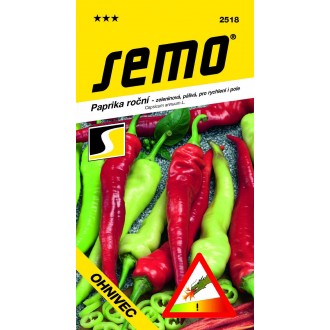 Paprika zel. pálivá - Ohnivec rychl,pole 0,6g  /SHU 2 150/