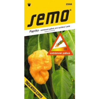 Paprika zel. pálivá - Trinidad Moruga Scorp.Yellow 10s /SHU 1 200 000/