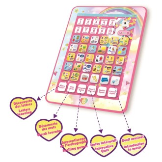 Francouzsko-anglický vzdělávací tablet Jednorožec