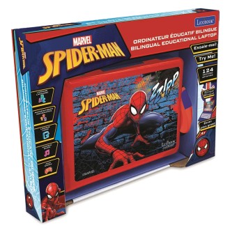 Dvojjazyčný FR-EN vzdělávací notebook Spider-Man