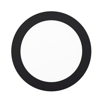 Solight LED mini panel CCT, přisazený, 12W, 900lm, 3000K, 4000K, 6000K, kulatý, černá barva Barevná teplota (К): 3000-6000 K, Stupeň krytí (IP): IP20