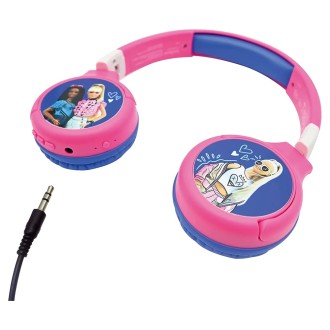 Skládací bezdrátová sluchátka Barbie