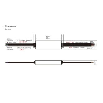 T-led - DALI LED zdroj 24V 150W DT6 DA-24-150 Varianta: DALI LED zdroj 24V 150W DT6 DA-24-150