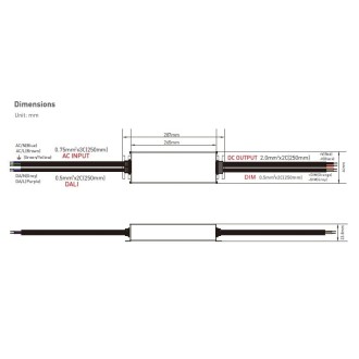 T-led - DALI LED zdroj 24V 250W DT6 DA-24-250 Varianta: DALI LED zdroj 24V 250W DT6 DA-24-250