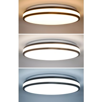 Solight LED osvětlení s dálkovým ovladačem Laskos, 48W, 3360lm, 39cm, změna chromatičnosti, stmívatelné