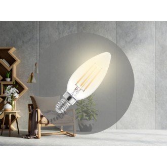 NEDES - LED Filament 4W - C35 / E14 / 3000K - ZLF712