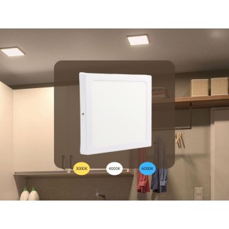 NEDES - LED přisazený panel 18W / PSSF / SMD / CCT / WH - LPL434