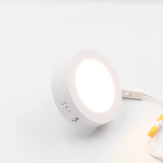 NEDES - LED přisazený panel 6W / PRSF / SMD / CCT / WH - LPL331