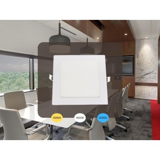 NEDES - LED vsazený panel 12W / PS / SMD / CCT / WH - LPL233