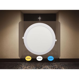 NEDES - LED vsazený panel 24W / PR / SMD / CCT / WH - LPL135