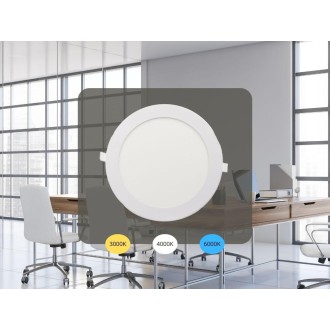 NEDES - LED vsazený panel 18W / PR / SMD / CCT / WH - LPL134