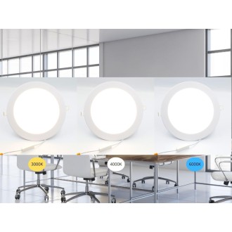 NEDES - LED vsazený panel 18W / PR / SMD / CCT / WH - LPL134