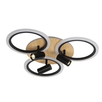 NEDES - LED stropní svítidlo s dálkovým ovladačem 70W - TB1311/BW