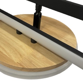 NEDES - LED stropní svítidlo s dálkovým ovladačem 75W - TA1303/BW