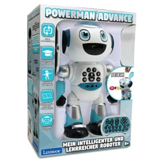 Mluvící robot Powerman Advanced se světelnými efekty, dálkové ovládání