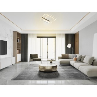 NEDES - LED stropní svítidlo s dálkovým ovladačem 95W - TA1318/WB