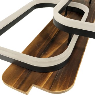 NEDES - LED stropní svítidlo s dálkovým ovladačem 95W - TA1301/BW