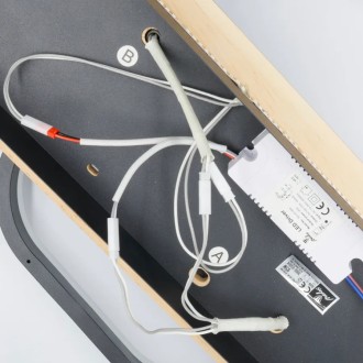 NEDES - LED stropní svítidlo s dálkovým ovladačem 95W - TA1301/BW