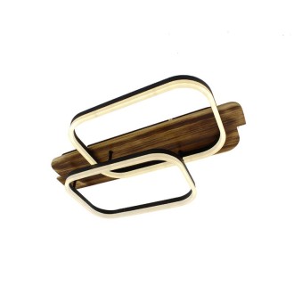 NEDES - LED stropní svítidlo s dálkovým ovladačem 95W - TA1301/BW