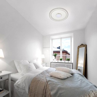 NEDES - LED stropní svítidlo s dálkovým ovladačem 90W - TB1308/W