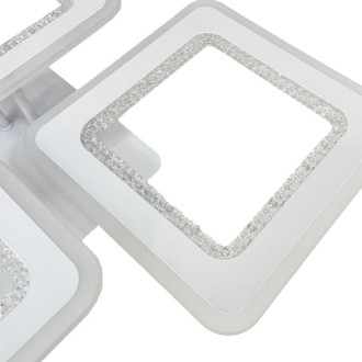 NEDES - LED stropní svítidlo s dálkovým ovladačem 95W - J3349/W