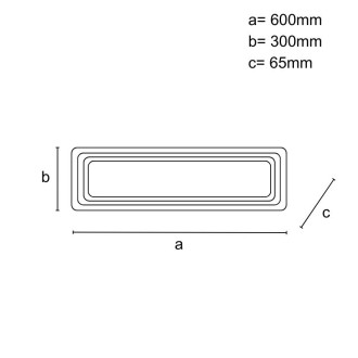 NEDES - LED stropní svítidlo s dálkovým ovladačem 85W - J1345/BR
