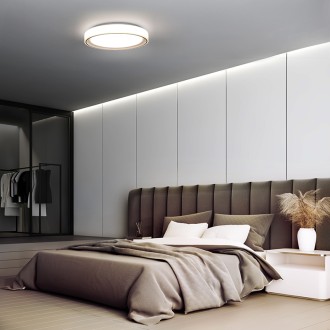 Solight LED osvětlení s dálkovým ovladačem Floco, 30W + 6W RGB, 2100lm, 40cm, změna chromatičnosti, stmívatelné Barevná teplota (К): 3000-6000 K, Stupeň krytí (IP): IP20