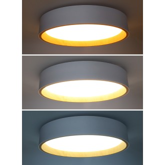 Solight LED osvětlení s dálkovým ovladačem Larios White, 48W, 3360lm, 39cm, změna chromatičnosti, stmívatelné Barevná teplota (К): 3000-6000 K, Stupeň krytí (IP): IP20