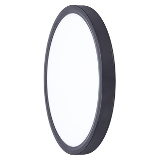 Solight LED osvětlení s dálkovým ovladačem Estela Black, 36W, 2700lm, 30cm, změna chromatičnosti, stmívatelné Barevná teplota (К): 3000-6000 K, Stupeň krytí (IP): IP20