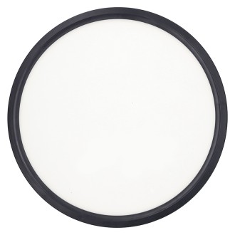 Solight LED osvětlení s dálkovým ovladačem Estela Black, 36W, 2700lm, 30cm, změna chromatičnosti, stmívatelné Barevná teplota (К): 3000-6000 K, Stupeň krytí (IP): IP20