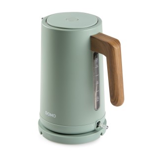 Rychlovarná konvice - nerez, zelená WOOD YOU - DOMO DO9282WK