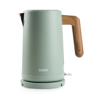 Rychlovarná konvice - nerez, zelená WOOD YOU - DOMO DO9282WK