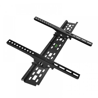 DeTech Náklopný držák na TV 32–65" na stěnu - černá