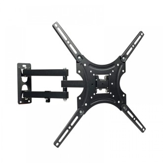 DeTech Otočný držák na TV 32–55" na stěnu - černá