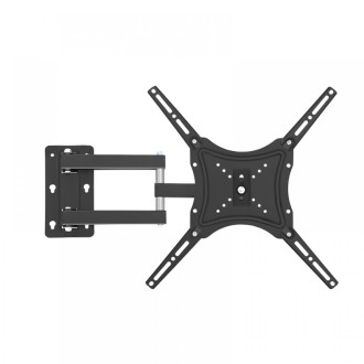 DeTech Otočný držák na TV 14–55" na stěnu - černá