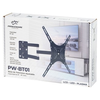 DeTech Otočný držák na TV 26–55" na stěnu - černá