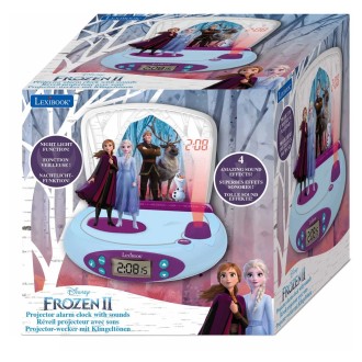 Dětský budík Disney Frozen II s projektorem