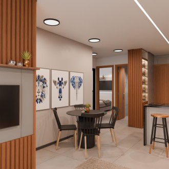 T-led - LED panel PANKA 24W CCT černé kulaté stropní Varianta: LED panel PANKA 24W CCT černé kulaté stropní