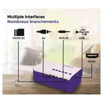 Mini domácí kino - projektor pro sledování filmů, obrázků a her