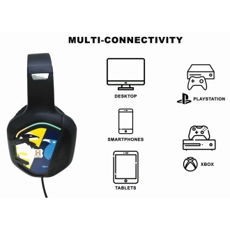 Herní drátová sluchátka Harry Potter s mikrofonem