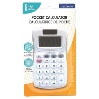 8 místná kapesní kalkulačka solární