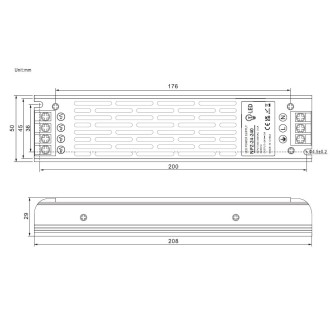 T-led - LED zdroj 24V 240W NPZ-24-240 vnitřní Varianta: LED zdroj 24V 240W NPZ-24-240 vnitřní