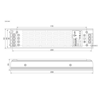 T-led - LED zdroj 24V 300W NPZ-24-300 vnitřní Varianta: LED zdroj 24V 300W NPZ-24-300 vnitřní