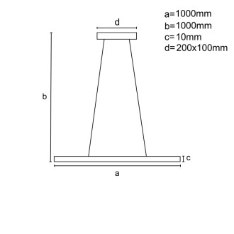 NEDES LED svítidlo + dálkový ovladač 50W - J4304/CH